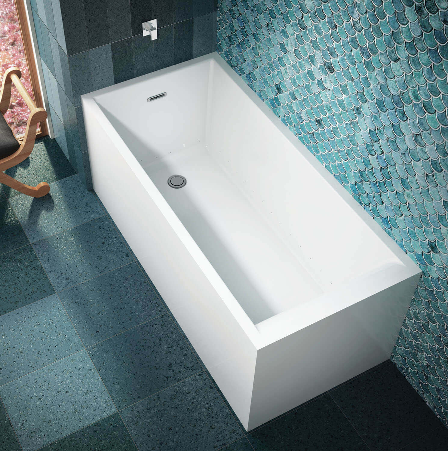 Bainultra Nokori™ 6331 freestanding air jet bathtub for your modern bathroom Bainultra Nokori™ 6331 freestanding air jet bathtub for your modern bathroom