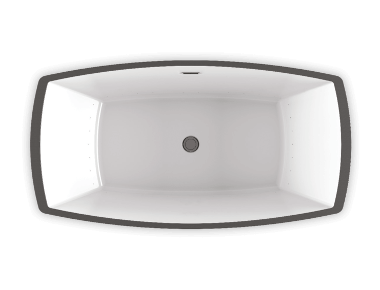 Bainultra Charism 6434 two person freestanding air jet bathtub for your master bathroom Bainultra Charism 6434 two person freestanding air jet bathtub for your master bathroom