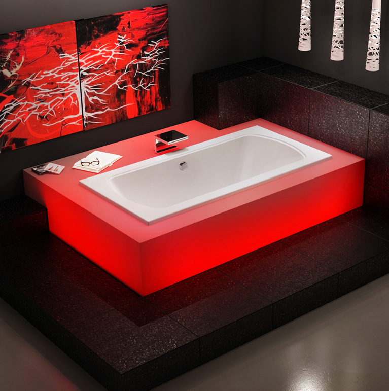 Bainultra Meridian® 60 two person large air jet bathtub for your modern bathroom Bainultra Meridian® 60 two person large air jet bathtub for your modern bathroom